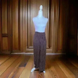 Red Pin Stripe Pants